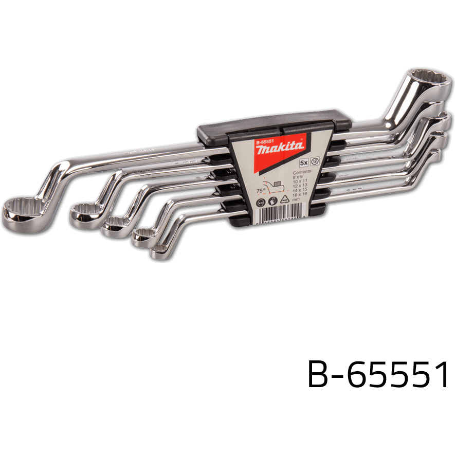 Makita B-65551 5pcs Double Box Wrench Set - KHM Megatools Corp. Makita B-65551 5pcs Double Box Wrench Set - KHM Megatools Corp.
